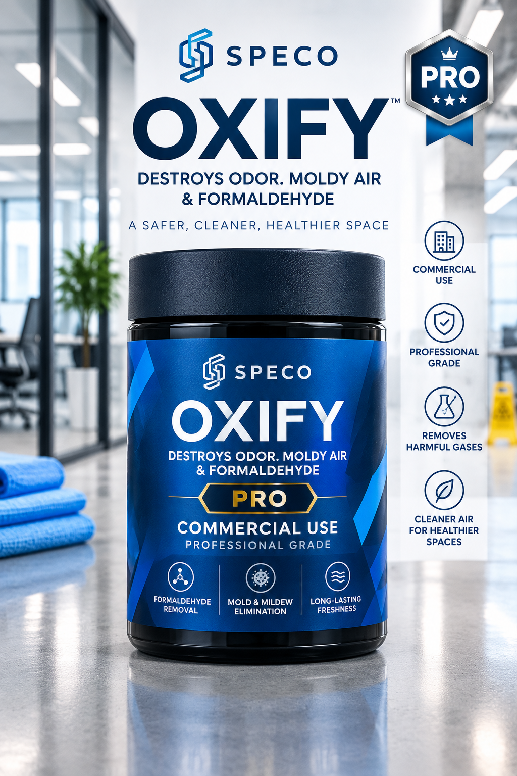 (2026 Best Seller) Oxify – Mould, Musty Smell & Formaldehyde Treatment in 30 Minutes