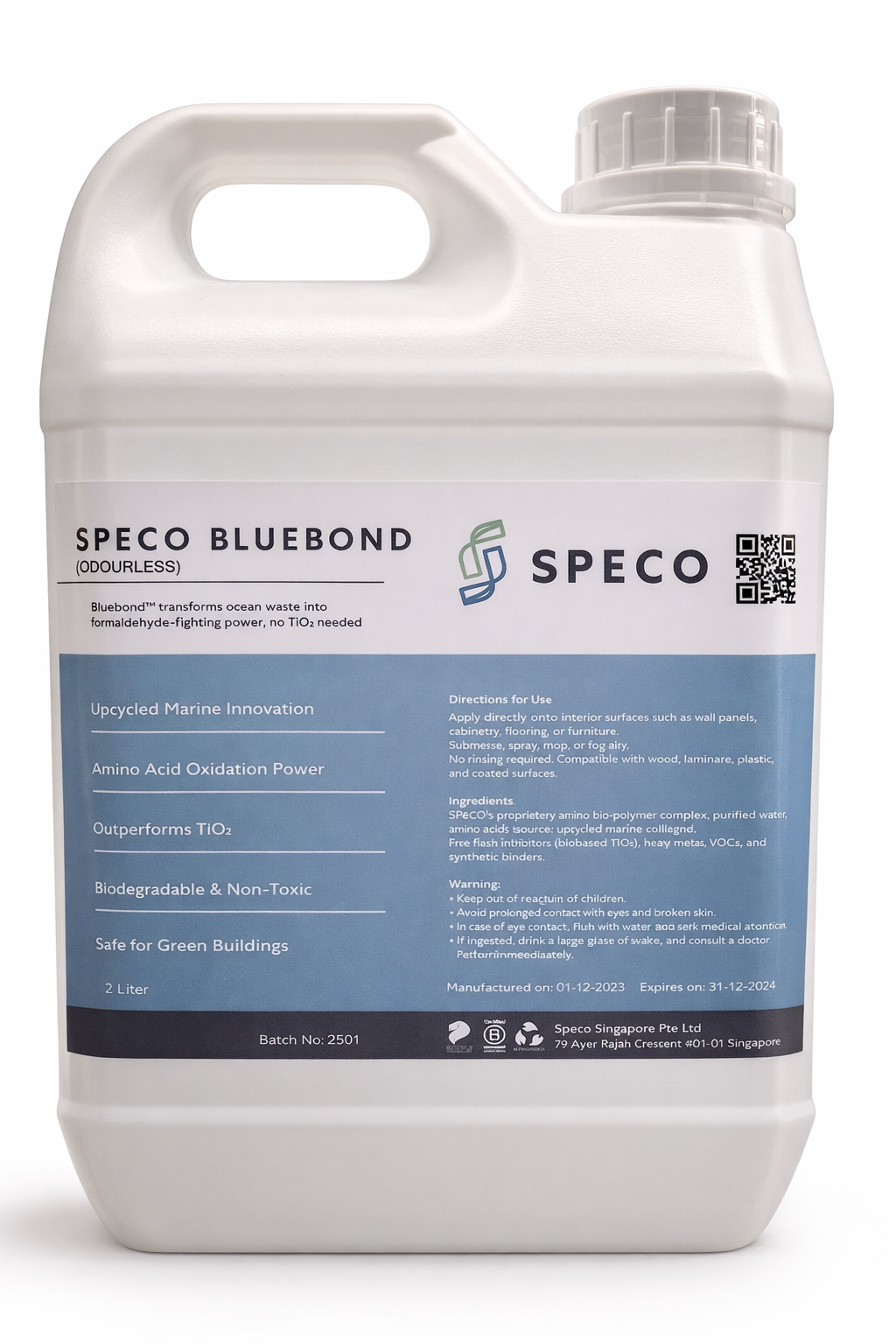Speco BlueBond (Formaldehyde Neutralizer + Antimicrobial Coating)