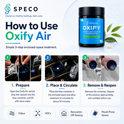 Oxify – Mould, Musty Smell &amp; Formaldehyde Treatment in 30 Minutes